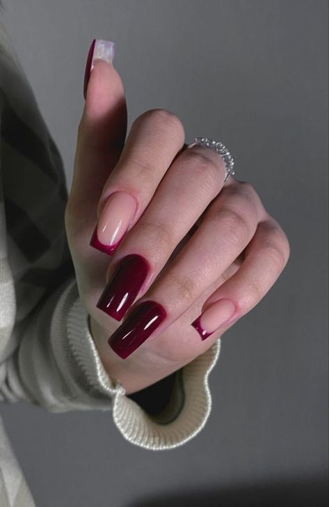 Red Nail Trends for Winter 2023-2024: Unveiling the Hottest 20 Ideas - Women-Lifestyle.com Shellac Nails Fall, Kutek Disney, Maroon Nails, Nagellack Trends, Wow Nails, October Nails, Nagel Tips, Smink Inspiration, Vibrant Nails