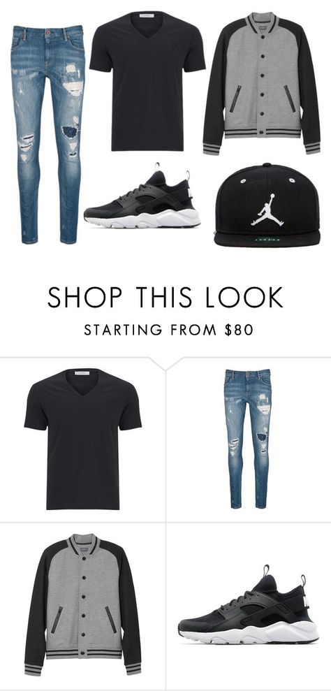 "Untitled #18" by susanamarques16 ❤ liked on Polyvore featuring Versace, Scotch & Soda, L.L.Bean, NIKE, Jordan Brand, men's fashion and menswear Ftm Outfits, Teen Guy Fashion, Feminine Clothes, Boys Fashion Trends, Guys Fashion, Tomboy Chic, Modern Womens Fashion, Teen Outfits