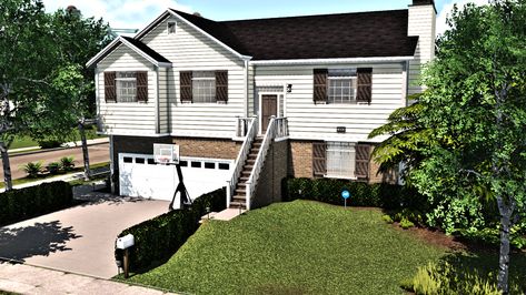 Sims 4 Family House, Realistic House, Sims 4 Modern House, The Sims 4 Lots, Sims 4 Family, The Sims 4 Pc, Sims 4 House Plans, Sims 4 House Building, Free Sims 4