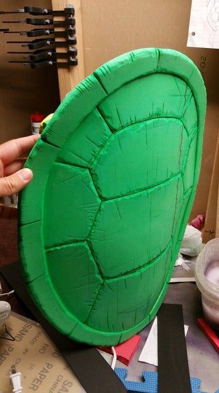 Leonardo Ninja Turtle Costume, Diy Turtle Shell, Kids Ninja Turtle Costume, Ninja Turtle Shell, Teenage Mutant Ninja Turtles Halloween Costume, Diy Ninja Turtle Costume, Ninja Turtle Crafts, Ninja Turtle Shells, Teenage Mutant Ninja Turtles Costume