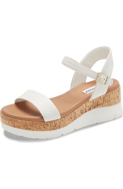 PRICES MAY VARY. Man-made lining Man-made sole 2 5 inch heel height 1 25 inch platform 90s Throwback, Beach Fits, 5 Inch Heels, Sandal Fashion, Wedge Sandal, Sandal Women, Platform Wedges, Pharmacy Gifts, Sandal Espadrille