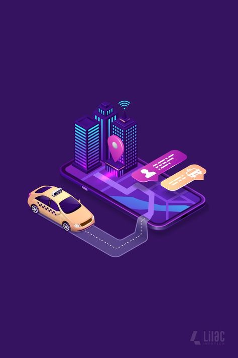 How do you develop a ride-sharing app? – that’s what Uber was thinking when they came up with the first-ever concept of people sharing automobile trips. Ride Sharing App, Creative App Design, Taxi App, Booking App, Joker Wallpapers, App Logo, Web App Design, Ad Design, Web App