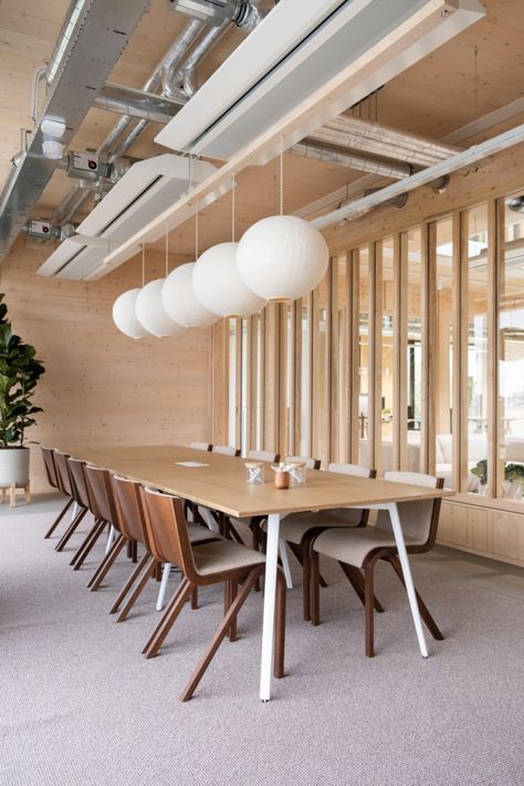 Japandi Meeting Room, Scandi Office, Scandinavian Office, Meeting Room Design, Communal Kitchen, Japandi Interiors, Office Den, Office Meeting Room, Office Fit Out