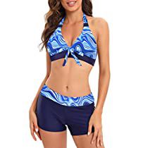 Check this out! Swimsuit Athletic, Athletic Swimwear, Swimsuits Athletic, Halter Swimsuit, Best Swimsuits, Swimwear For Women, 2 Piece Swimsuits, Print Swimsuit, Womens Bathing Suits