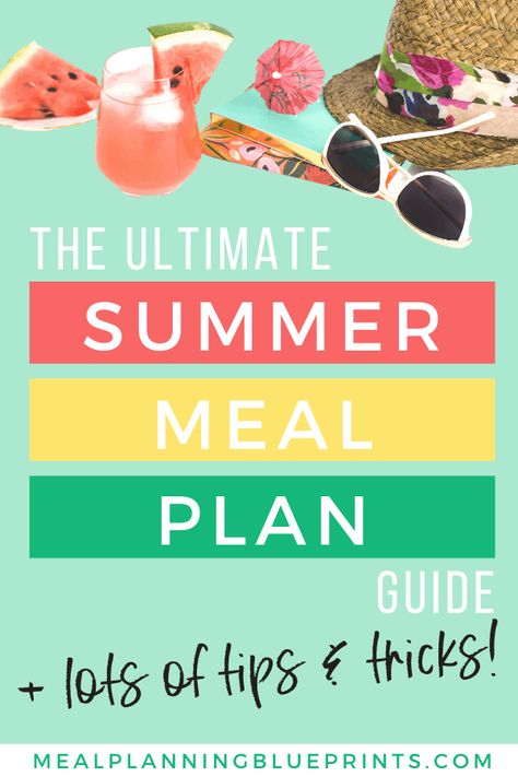 Feel like summer is just 3 months of winging it for dinner night after night? Do you have NO summer meal plan strategy? I’m giving you tons of tips and tricks to make your summer meal planning easy breezy and easy summer dinner ideas! Click to read (and pin it for later - there's tons of helpful info here!) Summer Meal Planning Families, Summer Menu Ideas Meal Planning, Summer Meal Plan For Kids, June Meal Plan, Easy Summer Dinner Ideas, Summer Meal Plan, Meal Planning Easy, Frugal Meal Planning, Meal Schedule