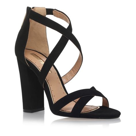 MISS KG  Faun Black High Heel Sandals (92 CHF) ❤ liked on Polyvore featuring shoes, sandals, wrap sandals, strappy heeled sandals, heeled sandals, black shoes and black high heel shoes Black High Heel Sandals, Black Ankle Strap Heels, Blue High Heels, Trendy Heels, Black High Heels Shoes, Cute Shoes Heels, Strappy Block Heels, Ankle Strap Sandals Heels, Heels Outfits