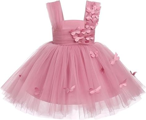 ODASDO Baby Toddler Kids Butterfly Dress Sleeveless High Low Tulle Princess Wedding Special Occasion Evening Ball Gown❤️‍🔥❤️‍🔥🤩 AED114.23 - AED119.75 For order Just click on the link bio and get ready to be amazed! 💥🛍️ https://linktr.ee/HappySpace56 Butterfly Birthday Dress, Tulle Gowns, Toddler Party Dress, Dress High Low, Butterfly Birthday, Popular Dresses, Butterfly Dress