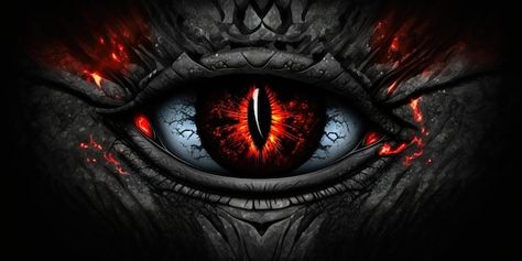 A red glowing devil eyes that is look sc... | Premium Photo #Freepik #photo #demon #evil #devil #creepy Devil Eyes Wallpaper, God Eyes, Red Glowing Eyes, Devils Eye, Devil Eyes, Triangle Eye, Scary Eyes, Dark Evil, Demon Eyes