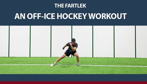 The Fartlek - A Hockey Dryland & Off-Ice Training Workout Hockey Off Ice Workouts, Sprinter Workout, Fartlek Workout, Dryland Workout, Hockey Workouts, Hockey Practice, Agility Workouts, Hockey Bedroom, Lunge Workout