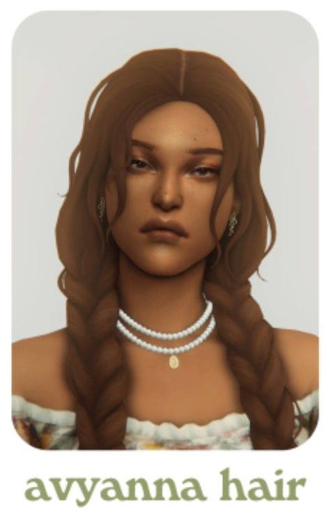 Braids Sims 4 Cc, Sims 4 Cc Braids, Sims 4 Hair Male, The Sims 4 Cabelos, Two Braid Hairstyles, 4 Braids, Pig Tails, Plaits Hairstyles, Sims 4 Teen