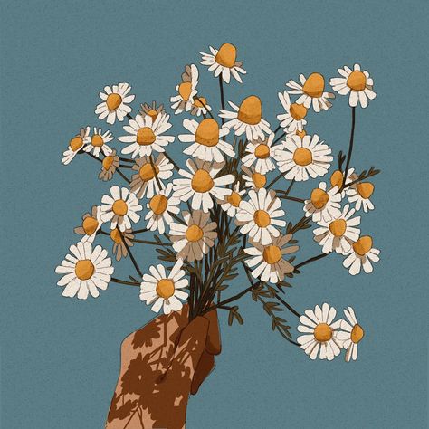 Libby on Twitter: "A handful of daisies #illustration… " Daisy Aesthetic, Aesthetic Oc, Aesthetic Playlist, Background Collage, 심플한 그림, Arte Doodle, Japon Illustration, Soft Aesthetic, Iphone Aesthetic