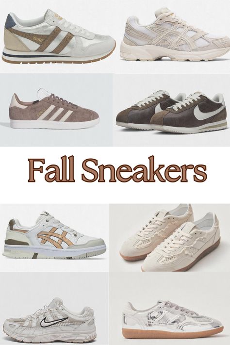 Elevate your autumn style with our must-have sneaker recommendations! From cozy outings to crisp walks in the park, discover the perfect pairs that blend comfort and chic. 🍁✨ Click through for exclusive styles that will keep you ahead of the trend this season. Don’t miss out—your new favorite fall sneakers are just a click away! #FallFashion #SneakerStyle #AutumnVibes” Fall Sneakers 2024, Sneaker Rack, Nike Cortez Shoes, Cortez Shoes, P 6000, Fall Sneakers, Perfect Sneakers, Rack Room Shoes, Autumn Style