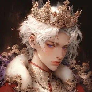 Blonde Hair Red Eyes Anime Guy, Fantasy Prince, Comic Ideas, Anime Prince, Prince Art, Cocoppa Wallpaper, Anime Men, Anime Lindo, King Art