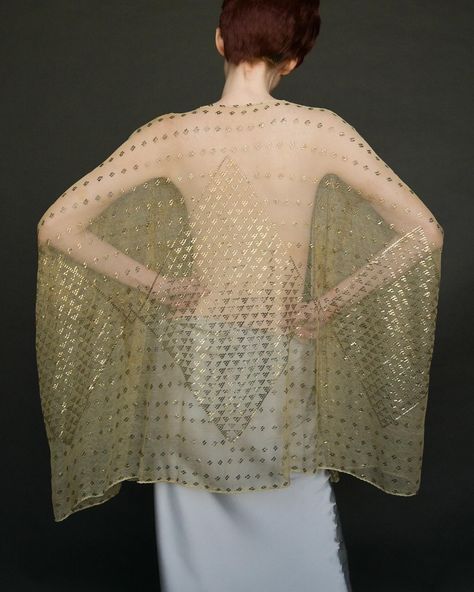 a 1920s egyptian revival assuit cape jacket available soon, early alerts for newsletter subscribers Egypt 1920s Fashion, 1920s Cape, 1920s Egyptian Revival, Art Deco Egyptian Revival, Egyptian Revival Jewelry, Subscribe Newsletter, Cape Jacket, Egyptian Revival, Embroidery Ideas