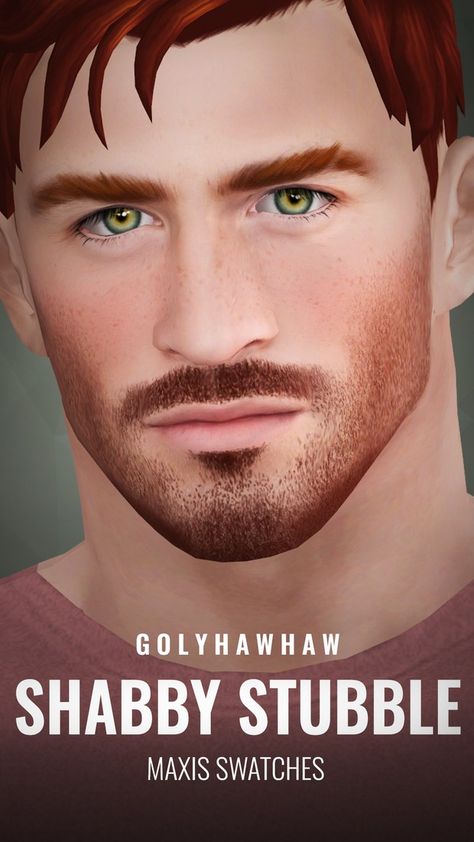 Shabby Facial Hair | Patreon Sims 4 Beard Cc, Sims 4 Beard, Different Beard Styles, Male Sims, Sims 4 Hair Male, Makeup Cc, Mens Facial Hair Styles, Best Sims, Hair Collection