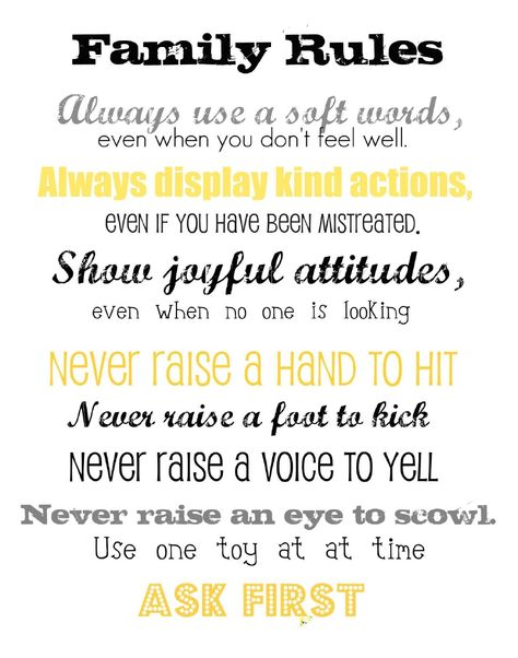 Duggar Family Rules Printable, published by Jenna Powell Haynie Family Rules Printable, Family Night Activities, Soft Words, Rules For Dating, Duggar Family, Dating Rules, Family Rules, House Rules, Parent Resources