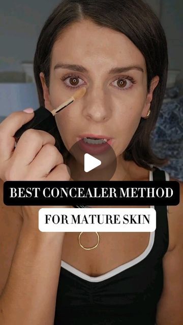 Kate | Makeup Tips on Instagram: "This concealer technique has yet to fail me! 👏🏻  There are three key areas that we want to apply concealer- one for lift, one to brighten, and one for coverage.  Comment CONCEAL for a list of my go-to concealers for underneath the eyes.   #concealer #contourtutorial #matureskinmakeup #darkcircles #undereyecircles #learnmakeup" Where To Apply Concealer Make Up, How To Place Concealer, Concealer For Wrinkles Under Eyes, Simple Concealer Makeup, Makeup Ideas Concealer, Makeup Tutorial Dark Circles, Concealer Tricks For Dark Circles, Where To Apply Concealer To Lift Face, How To Put On Foundation And Concealer