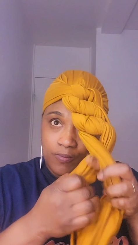 Headtie Head Wraps, How To Tie A Head Wrap, African Head Wraps Tutorial, Turban Styles, African Head Scarf, African Hair Wrap, Head Scarfs, Headwrap Tutorial, Head Scarf Tying