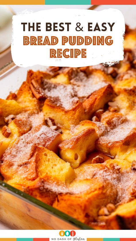 Quick And Easy Bread Pudding Recipe, French Bread Bread Pudding, How To Make Bread Pudding Recipes, Pear Bread Pudding Recipe, Bread Pudding Easy Quick, Bread Pudding For Two, Cuban Bread Pudding Recipe, Recipes Using Instant Pudding, Easy Bread Pudding Recipe Simple