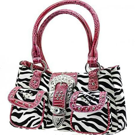 Pink zebra Purse for Sprinkles!! http://zebracandlesprinkles.com #pinkzebra #pinkzebrapurse 2000s Purse, Zebra Purse, Funky Purses, Mcbling Fashion, Y2k Accessories, The Baddest, Trashy Y2k, 2000s Fashion Outfits, Pink Zebra