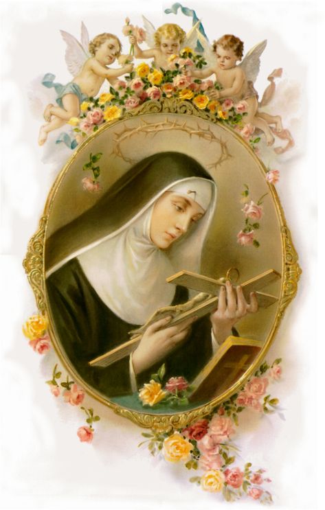 ST. RITA OF CASCIA, patroness of the impossible, pray for us.  (1381 - May 22, 1457) Prayer To St Rita, St Rita Of Cascia, St. Rita, مريم العذراء, Santi Cattolici, Vintage Holy Cards, Novena Prayers, Religious Pictures, Catholic Images