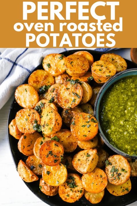 Best Baked Potatoes In The Oven Recipes, Garlic Baked Potatoes In The Oven, Gold Potato Side Dishes, Healthy Yukon Gold Potato Recipe, Buttery Roasted Potatoes, Roasted Gold Potatoes In Oven, Healthy Baby Potato Recipes, Oven Baked Baby Potatoes, Creamer Potato Recipes Oven