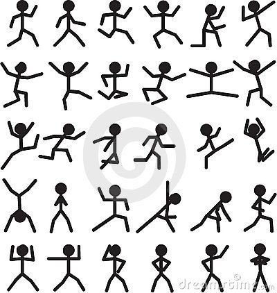 Stick Figures Stock Photos, Stick Figures Royalty Free Images, Pictures And Stick Figures Stock Photography - Dreamstime Animation Flipbook, Flip Books Art, Stick Men Drawings, Stick Drawings, Sketch Note, Flip Book Animation, Stick Figure Drawing, Stick Art, Stick Man