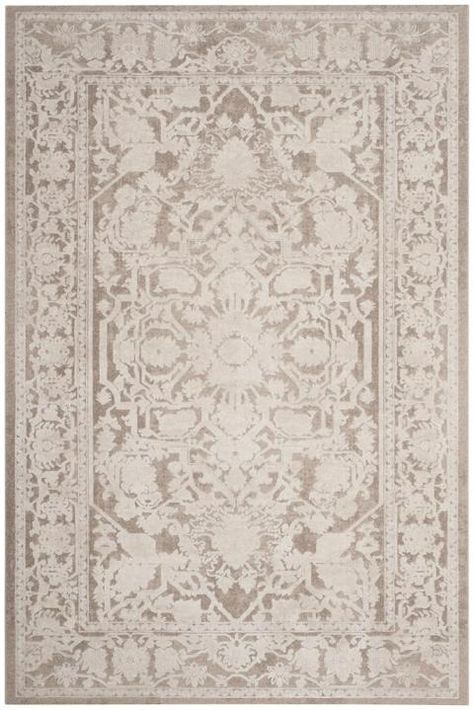 RFT665A Rug from Reflection collection. Cream Area Rug, Etched Designs, Cream Rug, Vintage Theme, Pile Rug, Beige Rug, Floral Rug, Power Loom, Rug Design