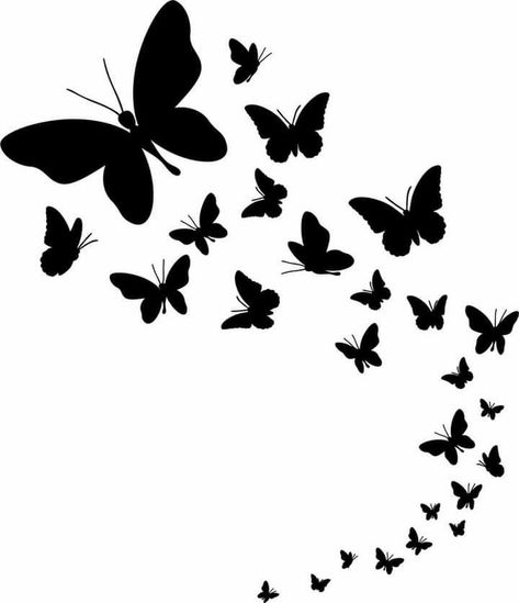 Butterfly Tattoo Stencil, Tattoo Coloring Book, Creative Wall Painting, Butterfly Png, Butterfly Art Painting, Photoshop Design Ideas, Easy Love Drawings, Wedding Album Design, Lotus Art