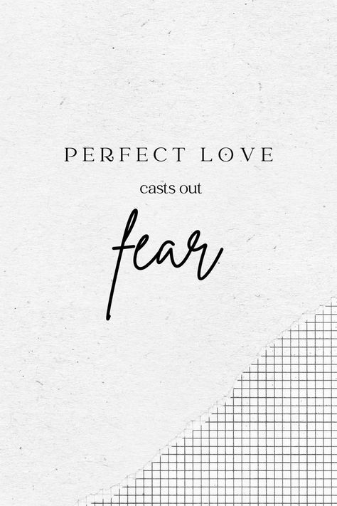 Perfect Love Casts Out Fear, Love Casts Out Fear, 1 John 4 8, God 1st, Verses About Love, Affirmations Positive, Christian Verses, Get Closer To God, Calm Quotes