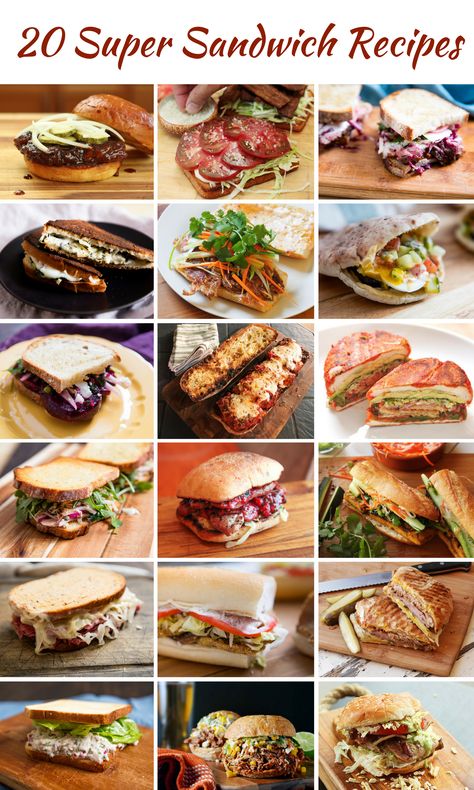 Gourmet Sandwiches Recipes, Recept Sandwiches, Lunch Sandwich Recipes, Resep Sandwich, Sandwhich Recipes, Best Sandwich Recipes, Best Sandwiches, Easy Sandwich Recipes, Cold Sandwiches