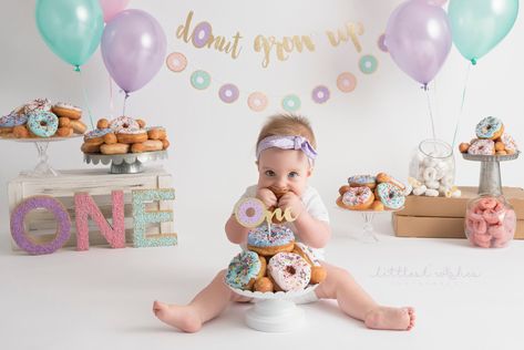 Donut Smash Cake, Donut Grow Up Cake, Donut Grow Up Party, Up Cake Topper, Donut Cake Topper, Halloween First Birthday, Cake Photoshoot, Cake Donut, Wedding Wishlist