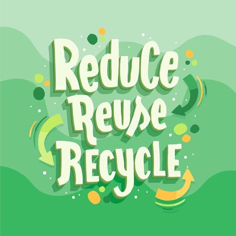 Reduce Reuse Recycle Illustration, 3r Reduce Reuse Recycle, Recycling Illustration, Recycling Poster, Eco Project, Recycle Design, Sustainable Shop, Recycle Logo, Leadership Lessons