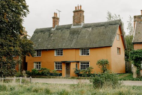 For Sale: The Causeway, Peasenhall, Suffolk | Inigo Suffolk House, Thatched House, Quarry Tiles, Inglenook Fireplace, Room Of One's Own, Chimney Breast, Timber Structure, Timber Door, Thatched Roof