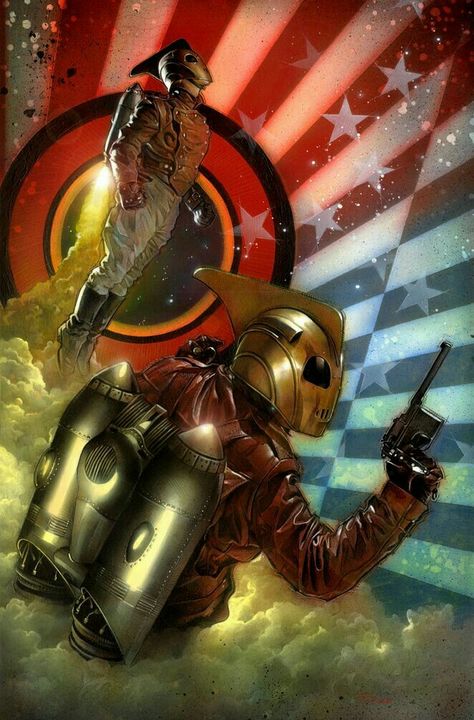 rocketeer Nick Runge, Pulp Heroes, Atomic Punk, Dave Stevens, The Rocketeer, Art Geek, The Lone Ranger, Sucker Punch, Geek Art