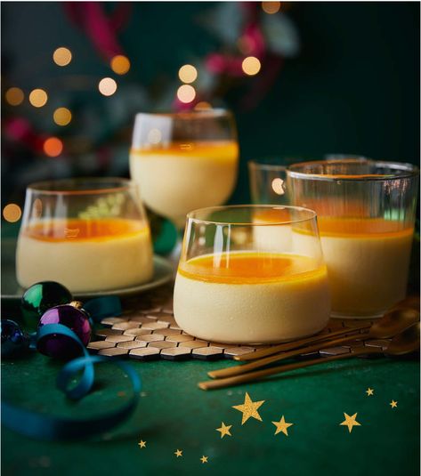 Clementine lemon possets (Woman & Home (UK)), 01. Dec 2023 Clementine Posset, Lemon Possets, Lemon Posset, Food Garnish, Serving Glasses, Vanilla Paste, Dinner Party Recipes, Party Recipes, Eat Dessert First