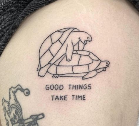 Small Lined Tattoos, Funny Tattoos For Men Hilarious, Ignorance Tattoo, Ignorance Is Bliss Tattoo, Flash Art Tattoos Men, Absurdist Tattoo, Ignorant Style Tattoo Flash, Unhinged Tattoos, Existential Tattoo