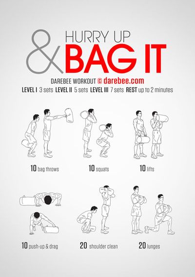 Hurry Up & Bag It! Weighted Bag Workout, Workout Techniques, Sandbag Workout, Sandbag Training, Bag Workout, Towel Workout, Better Body, Hiit Workouts, Gym Ideas