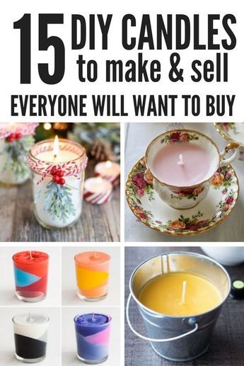 Easy DIY Crafts to make and sell from home! These unique candles are a great way to use your creative DIY hobby to earn extra cash. Homemade candles are perfect gifts for Fall and Christmas. #diy #crafts #homemade #makemoney Start A Candle Business, Diy Gifts For Christmas, Diy Para A Casa, Crafts Homemade, Business From Home, Mason Jar Crafts Diy, Diy And Crafts Sewing, Sell Diy, Diy Soy Candles