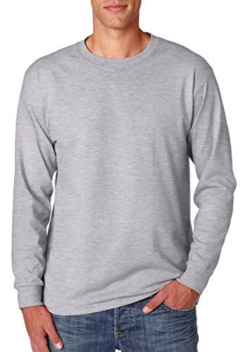 Jerzees Mens Heavyweight Blend 5050 Long Sleeve TShirt Athletic Heather Small -- Click image for more details.Note:It is affiliate link to Amazon. #like4like Paint Shirts, Wholesale Shirts, Cotton Shirt, Long Sleeve T Shirt, Long Sleeve Tshirt Men, Mens T, Long Sleeve Tshirt, Long Sleeve Tees, Men Sweater