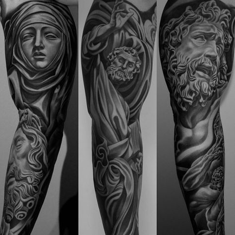 #juncha Virgin Mary Artwork, Michelangelo Tattoo, Italian Artwork, Virgin Mary Tattoo, Cali Life, Religious Tattoos, Inked Magazine, Tattoo Magazines, Photorealism