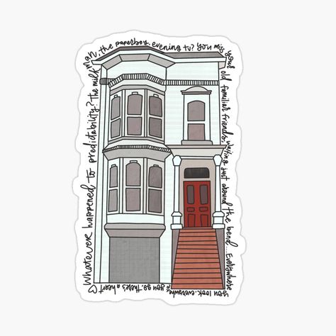 Whatever happened to predictability? Throw it back to the 90s with a Full House sticker! Full House Tattoo Ideas, Full House Tattoo, Full House Stickers, Famous Song Quotes, Full House House, Ful House, Movies Stickers, Painted Lady House, Full House Tv Show