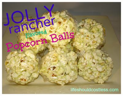 Jolly Rancher Popcorn Balls Jolly Rancher Flavors, Bday Party Kids, Popcorn Balls, Candy Popcorn, Flavored Popcorn, Caramel Corn, Popcorn Recipes, Jolly Rancher, March 17th