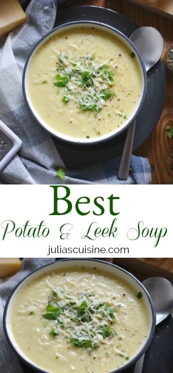 Potatoe Leek Soup Recipe, Cream Of Leek Soup, Potato And Leak Soup, Comfort Food Soup, Leek Potato Soup, Potato And Leek Soup, Leeks Soup Recipes, Leek Potato, Soup Recipes Vegetarian