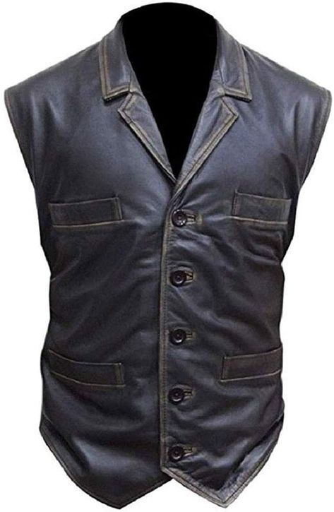 M&A Hub Hell on Wheels Cullen Bohannan Real Leather Motorcycle Biker Vest (L) Brown : Amazon.com.au: Clothing, Shoes & Accessories Cullen Bohannon, Hell On Wheels, Black Leather Vest, Black Button Down Shirt, Biker Vest, Distressed Jacket, Jackets Men Fashion, Moda Vintage, Leather Vest