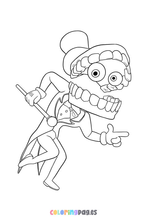 Amazing Digital Circus Coloring Page, The Amazing Digital Circus Coloring Page, Digital Circus Coloring Page, Caine The Amazing Digital Circus, Circus Coloring Pages, Circus Crafts, The Amazing Digital Circus, Amazing Digital Circus, Coloring Pages To Print