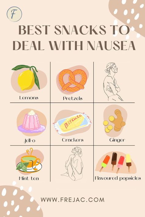 Anti Nausea Meals, What Helps Nausea, Pregnant Nausea Remedies, Naseau Remedies Food, What To Eat When Pregnant And Nauseous, Foods For Nausea Pregnancy, Anti Nausea Foods, Pregnancy Nausea Food, Naseau Remedies