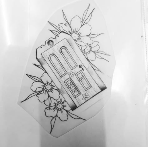 Disney World Tattoo Ideas, Boo Monsters Inc Tattoo, Monsters Inc Tattoo, Spicy Tattoo, Leg Tats, Boo's Door, Pencil Tattoo, Disney Sleeve Tattoos, Dog Print Tattoo