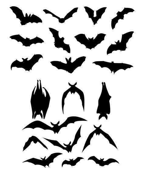 Bat Flight Silhouette Logo Bats Silhouette - Clip Art Library Bat Sillouhette, Bat Silhouette Tattoo, Vampire Symbols, Bats Silhouette, Bat Graphic, Bat Vector, Silhouette Halloween, Cartoon Bat, Pumkin Carving