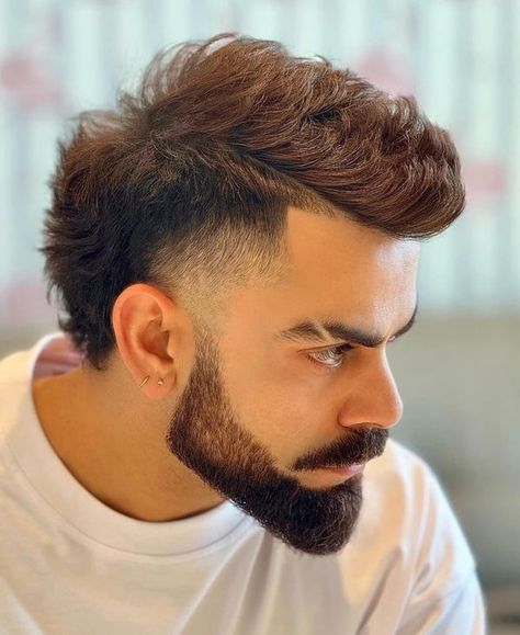 MiD DAY Virat Kohli Hairstyle 2024, Virat Kohli Haircut, Kohli Hairstyle, Queer Haircut, Trending Hairstyles For Men, Virat Kohli Hairstyle, Ipl 2024, Gents Hair Style, Beard Haircut